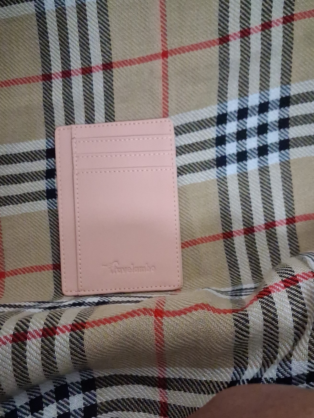Tavelambo Pink Slim Card & Key Holder